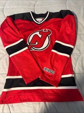 CCM Women's New Jersey Devils Hockey Jersey Red & Black